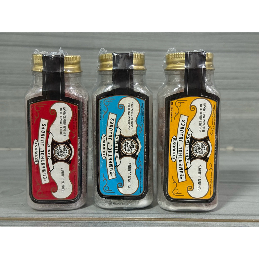 

Hudsons Eumenthol Jujubes 50g / permen melegakan nafas mulut