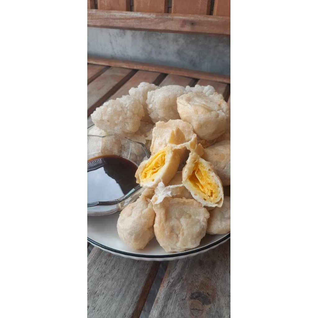 

pempek isi telor 10 biji
