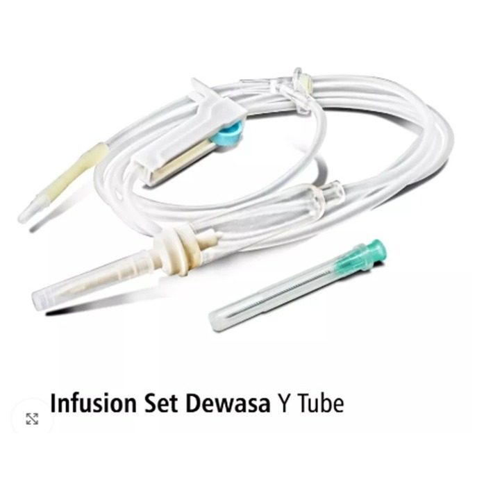 Infus Set Dewasa Y Tipe OneMed Pcs / Infus Set
