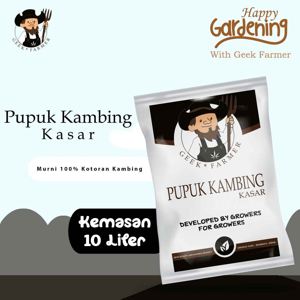 Geek Farmer - Pupuk Kandang Kambing Kasar