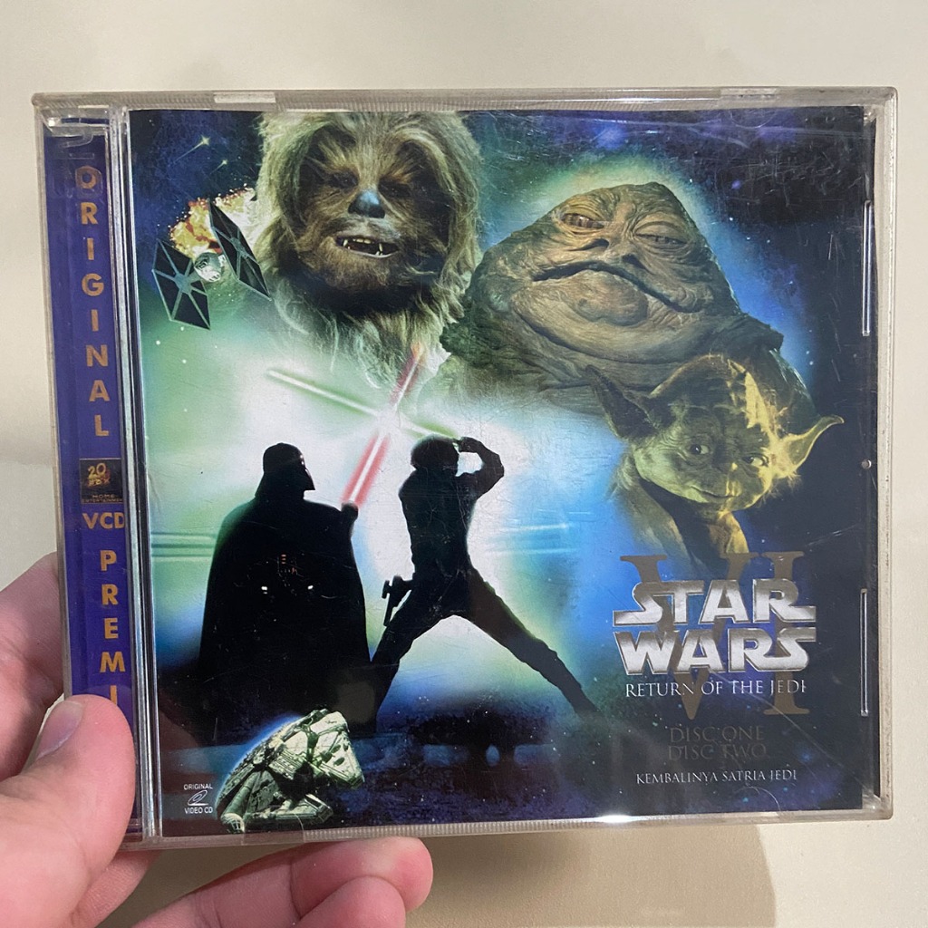 Kaset Classic Star Wars VI Original VCD Premiere Returns Of The Jedi Starwars 6 Film