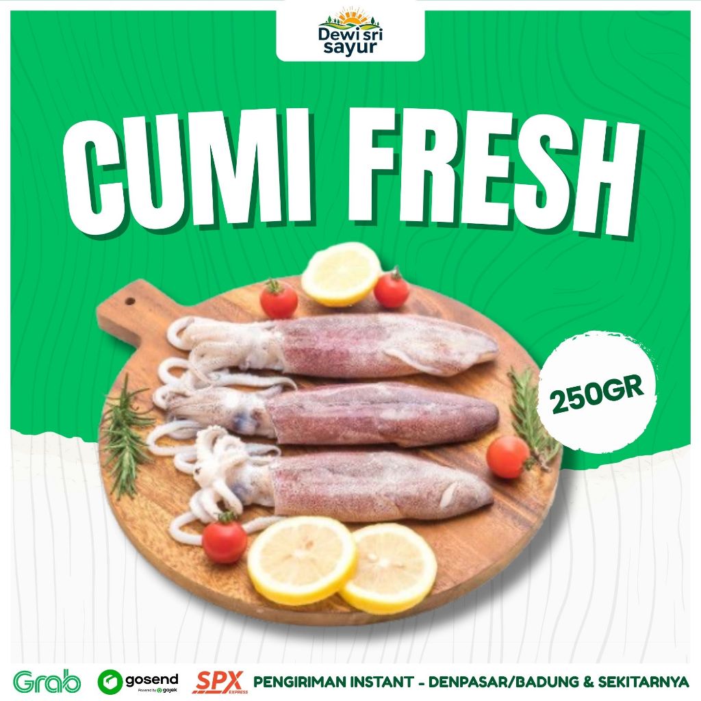 

Cumi Fresh 250gr – Dewi Sri Sayur