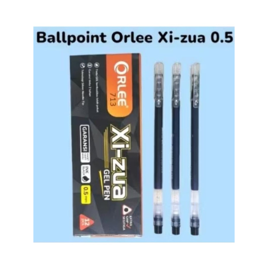 

Ballpoint Orlee Xi-zua New 0.5 Garansi Get Pen Hitam