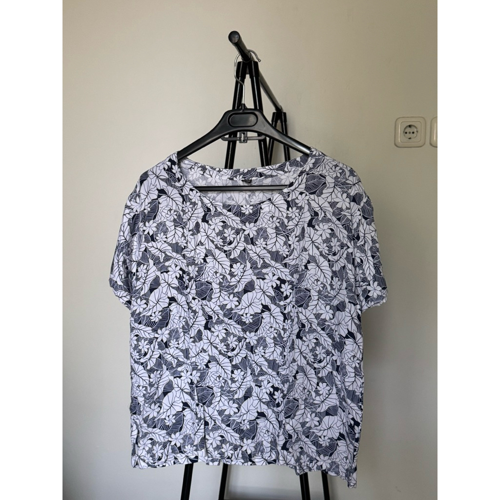 Set Piyama Baju Tidur Wanita Katun Rayon Motif Bali (Brand New)