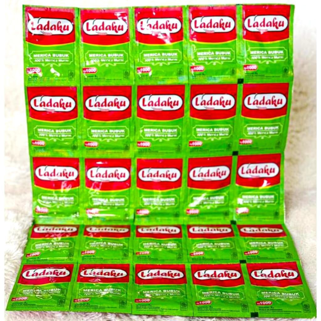 

MERICA bubuk ladaku 1 renceng isi 10 sachet