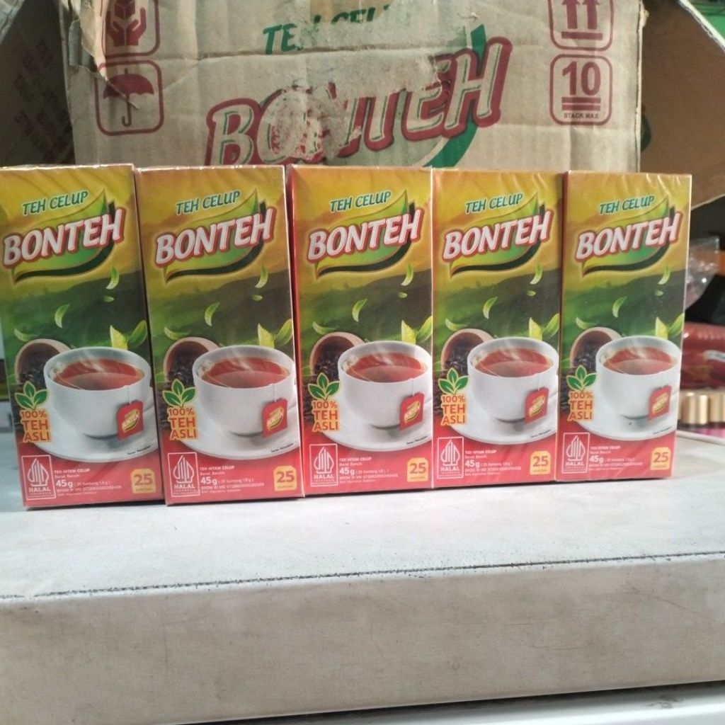 

Teh Celup BONTEH 45gram (25kantong) isi 5pack