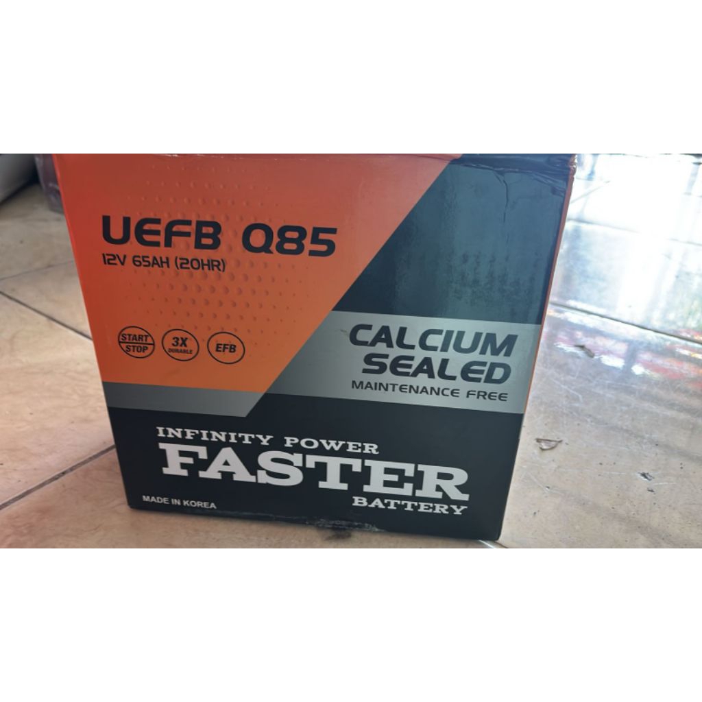 Aki Kering Faster Q85L start stop engine