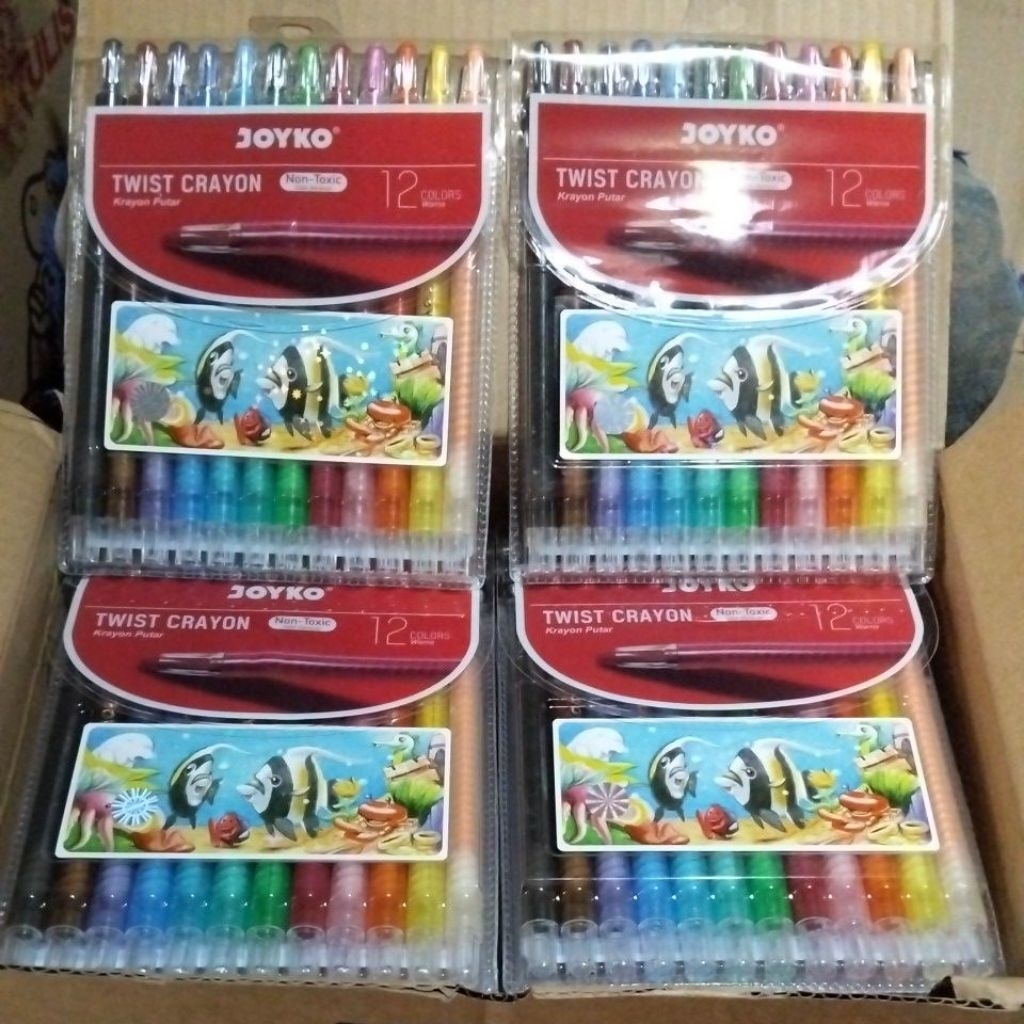 

KRAYON JOYKO PUTAR 12 WARNA