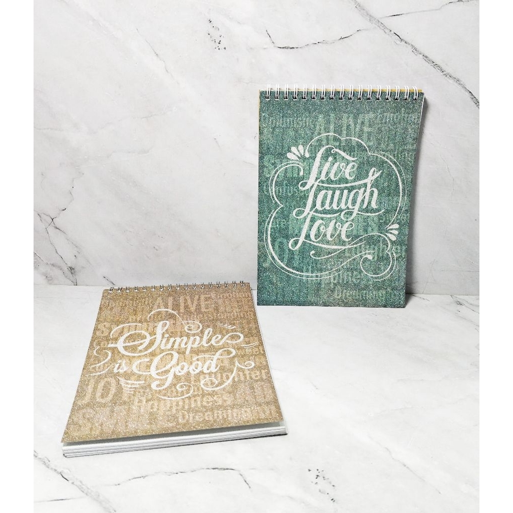 

NOTEBOOK SAMPUL GLITER / BUKU CATATAN SPIRAL / BUKU DIARY