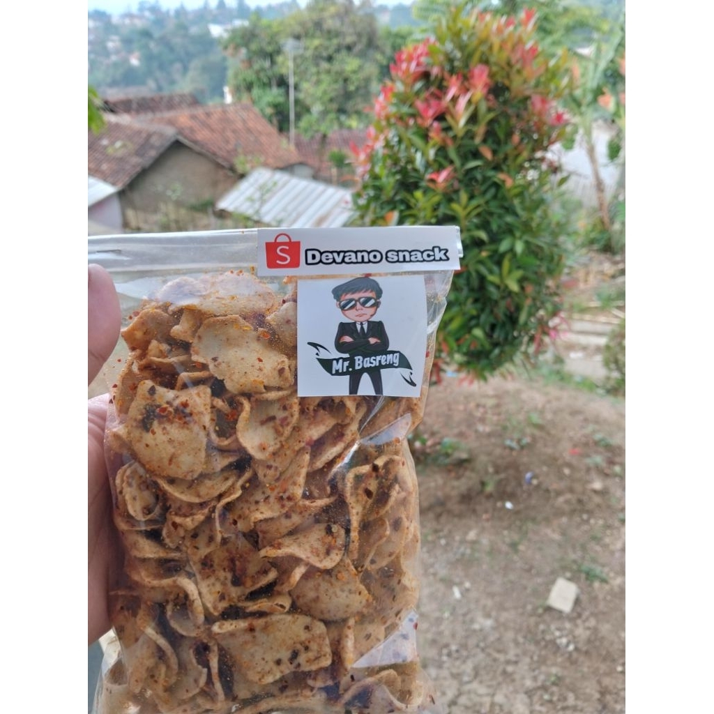 

Basreng koin pedas cikruh daun jeruk isi 250gram