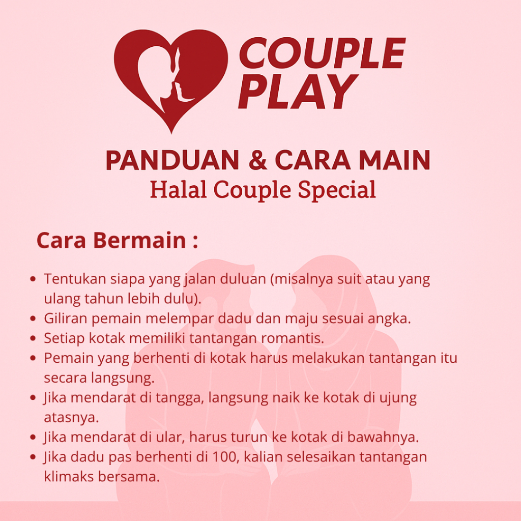 Yss - Permainan Ular Tangga Pink / Ulartangga Pasutri / Papan Ular Tangga Coupleplay