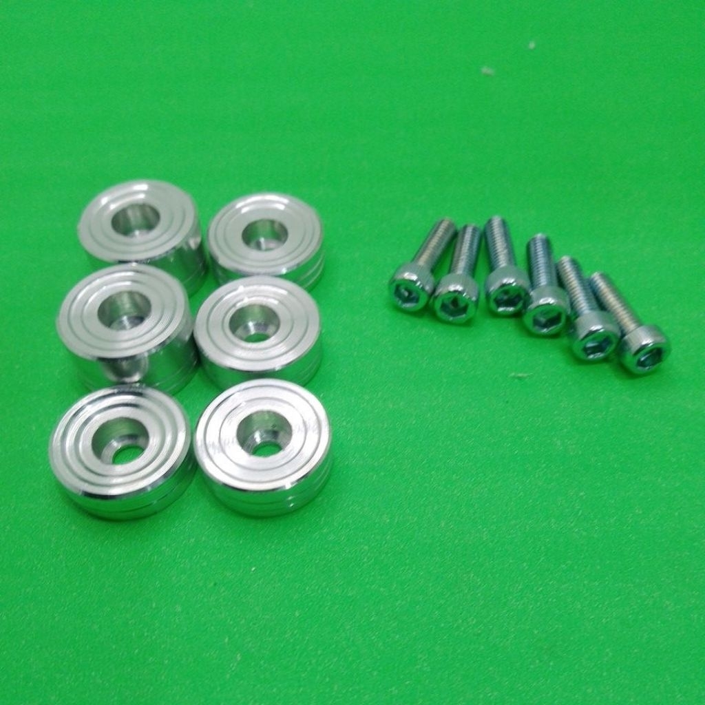 Koin dek injek Mio sporty Mio smile bahan alumunium cnc