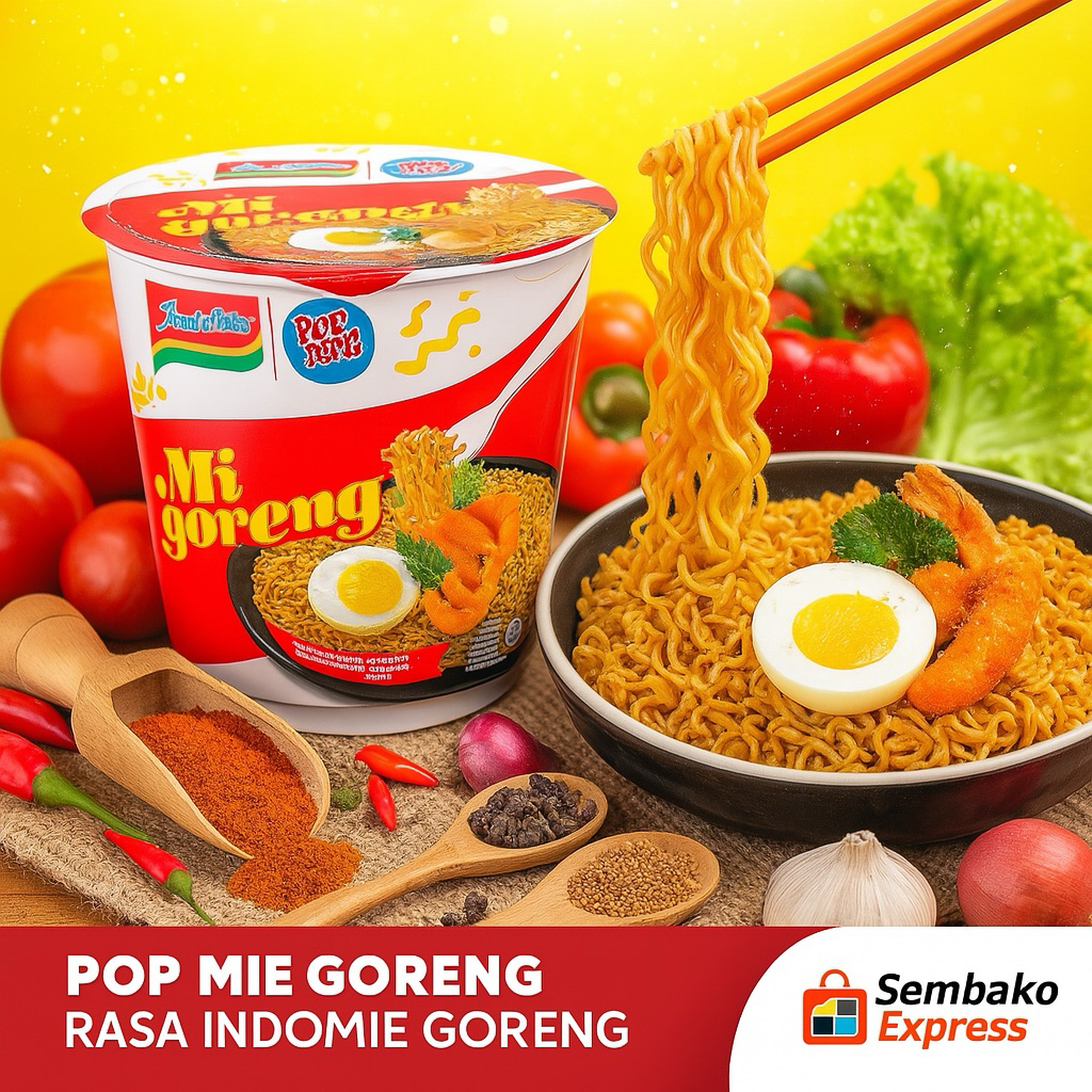 

Pop Mie Goreng Rasa Indomie Goreng – Legenda Mie Goreng Kini dalam Cup Praktis!