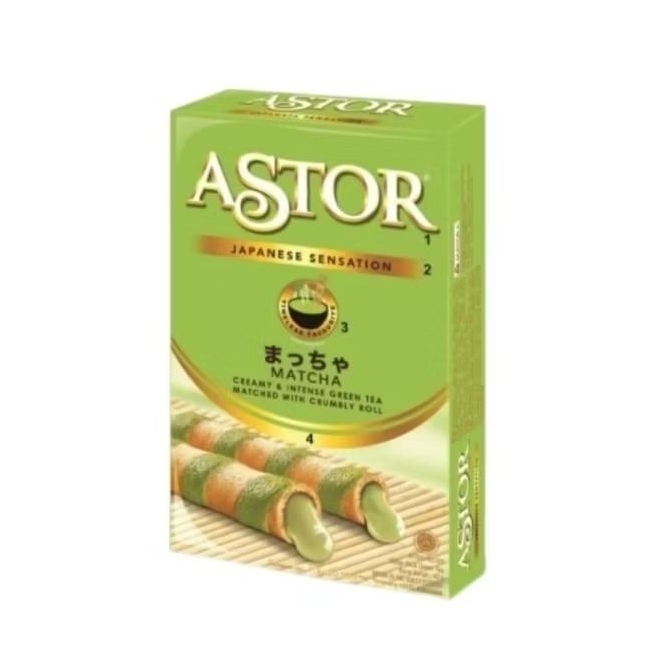 

Astor Wafer Roll Stick Matcha 40g