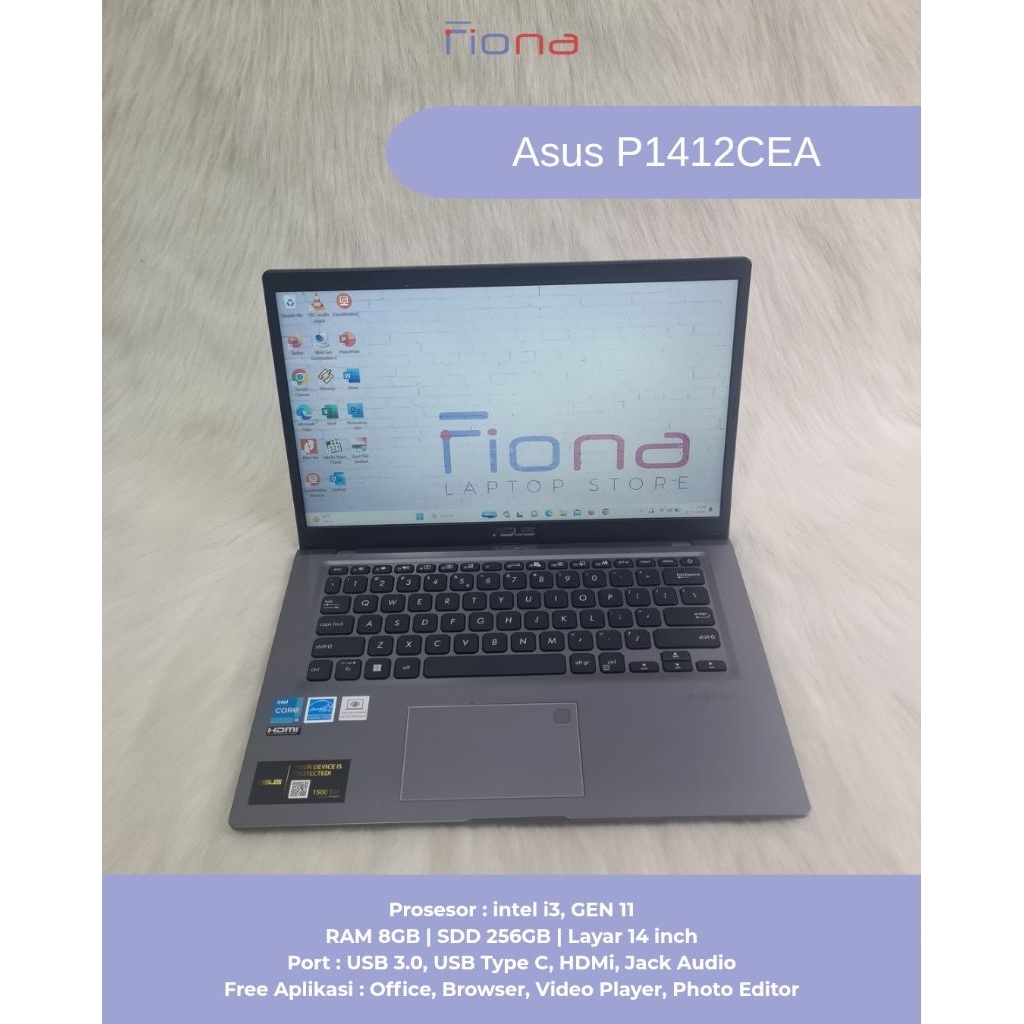 Asus P1412CEA| intel i3 | Gen 11| Ram 8Gb| SSD 256GB