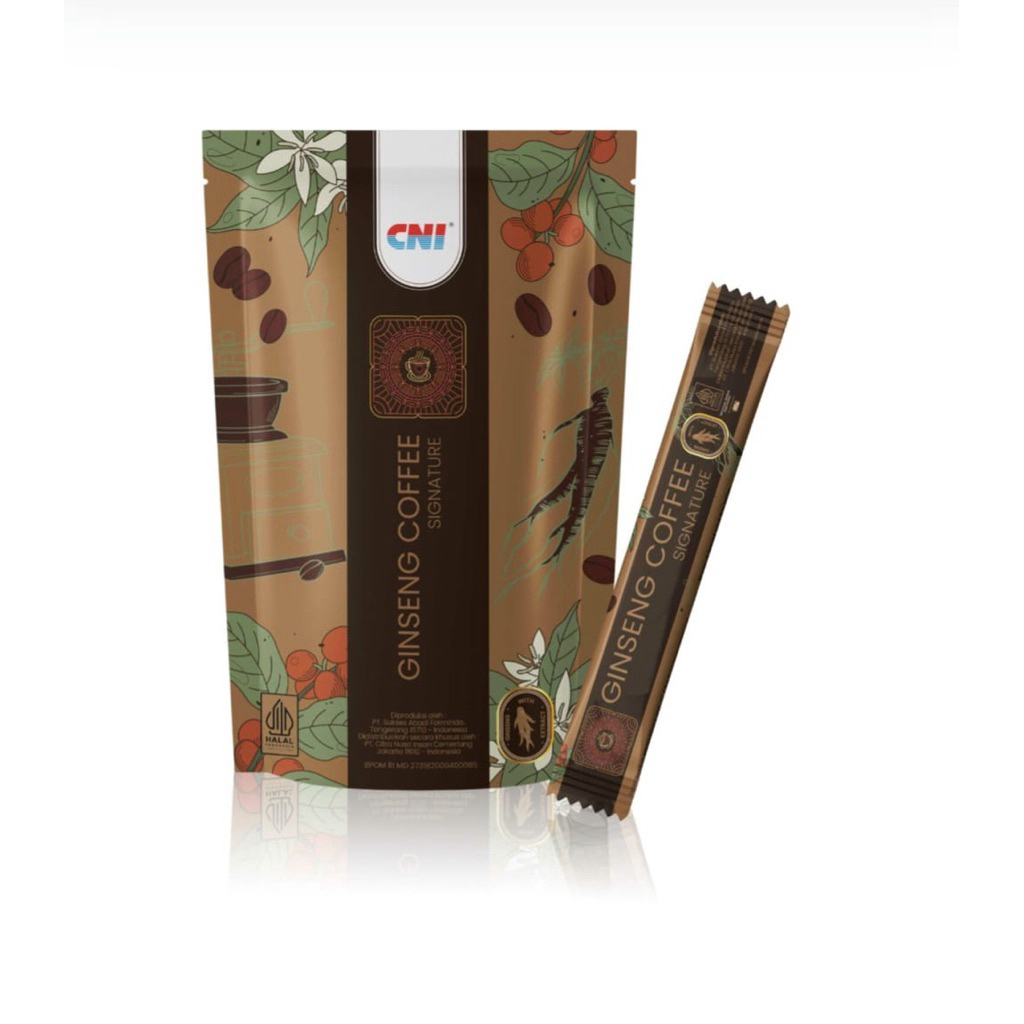 

Kopi CNI Gingseng Signature Original isi 10 sachet