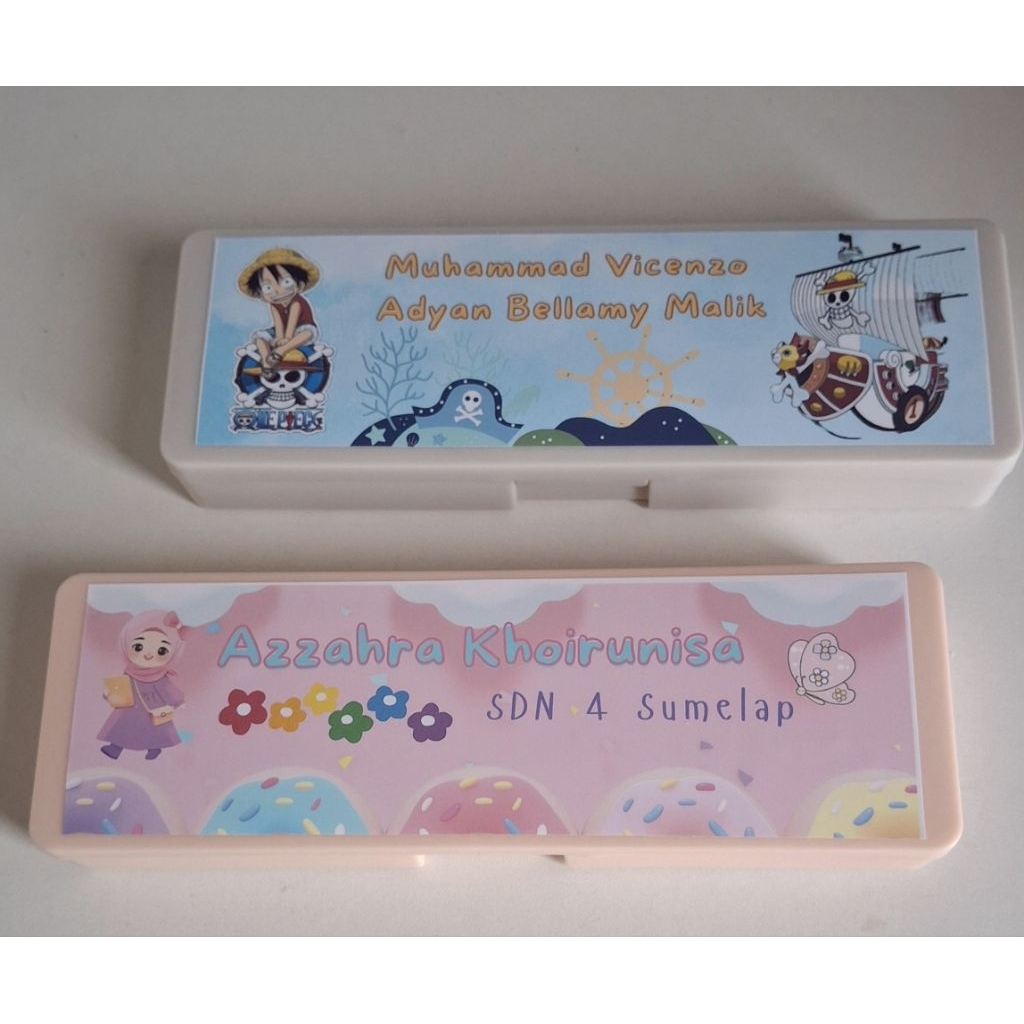 

Tempat pensil custom nama