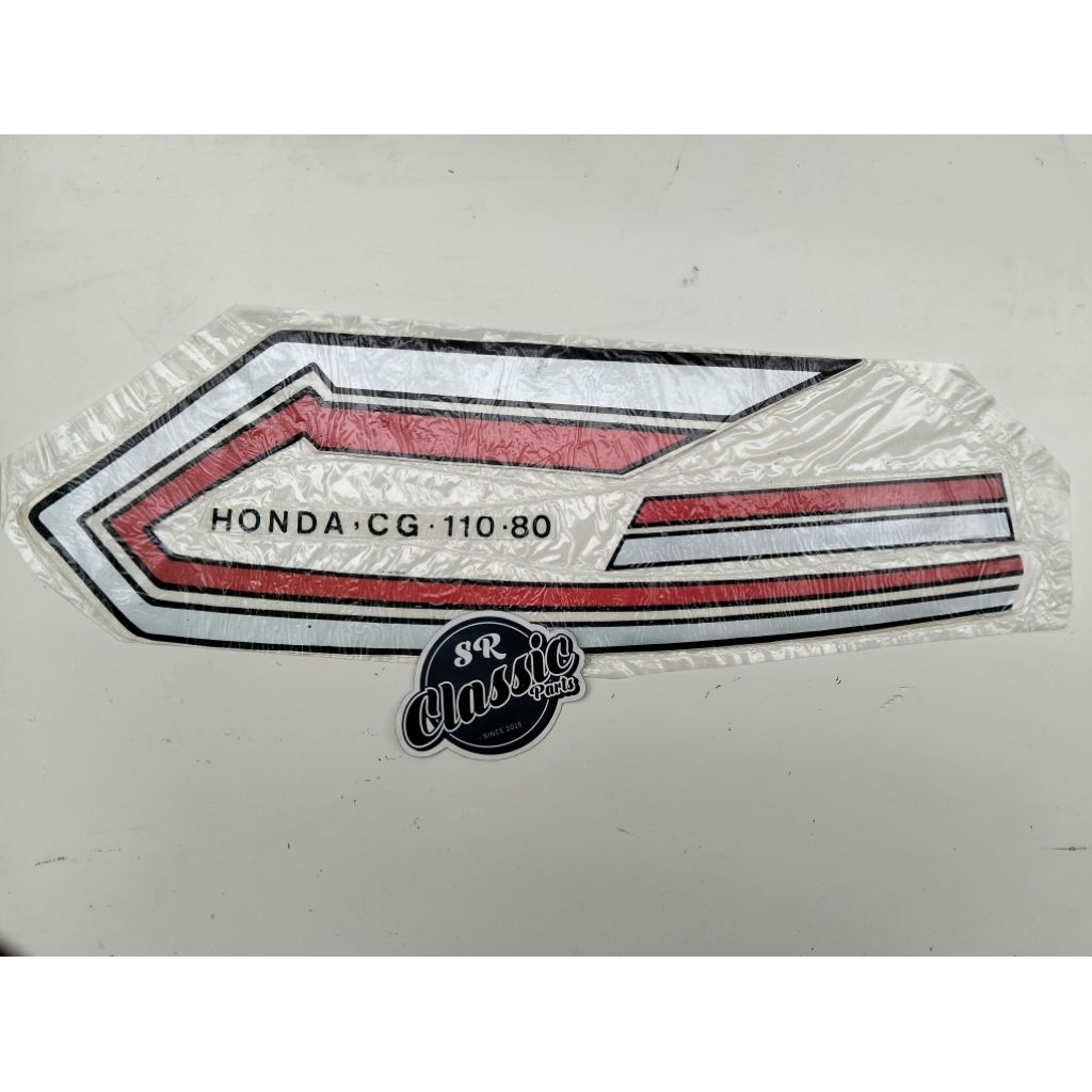 striping sticker list Honda cg110 tahun 1980 barang lawasan good quality