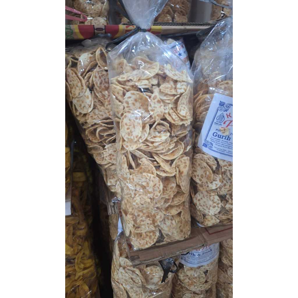

KERIPIK TEMPE GURIH ASIN RENYAH 100 GRAM