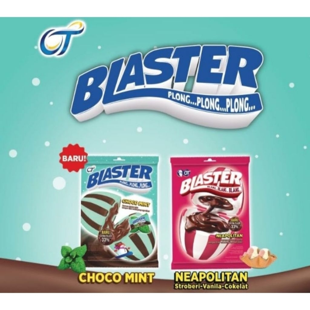 

permen blaster isi coklat 125 gram netto 50pcs