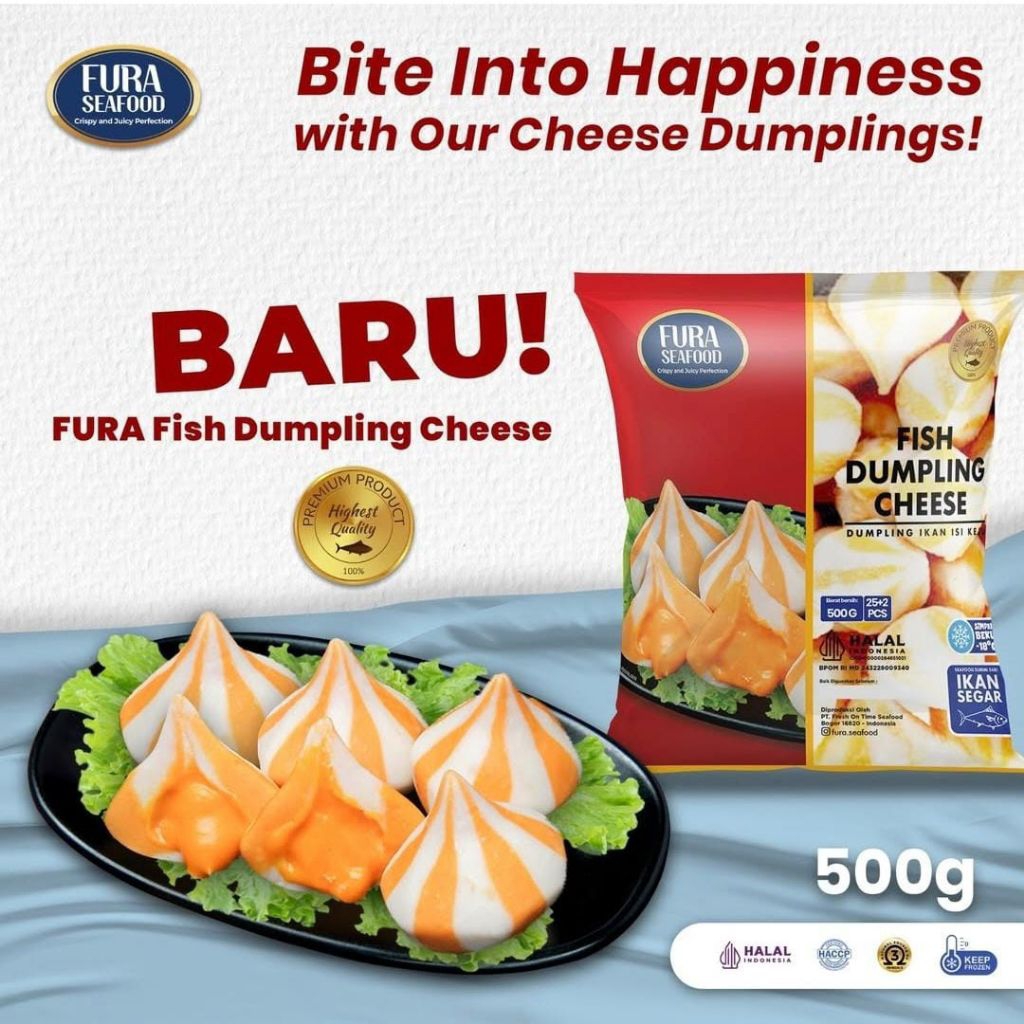

Dumpling keju fura 500gram