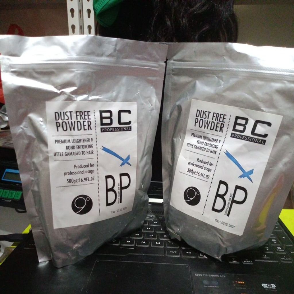 BLEACHING KOREA rambut powder putih bagus grade platinum isi 500gram tidak terlalu panas ke kulit ke