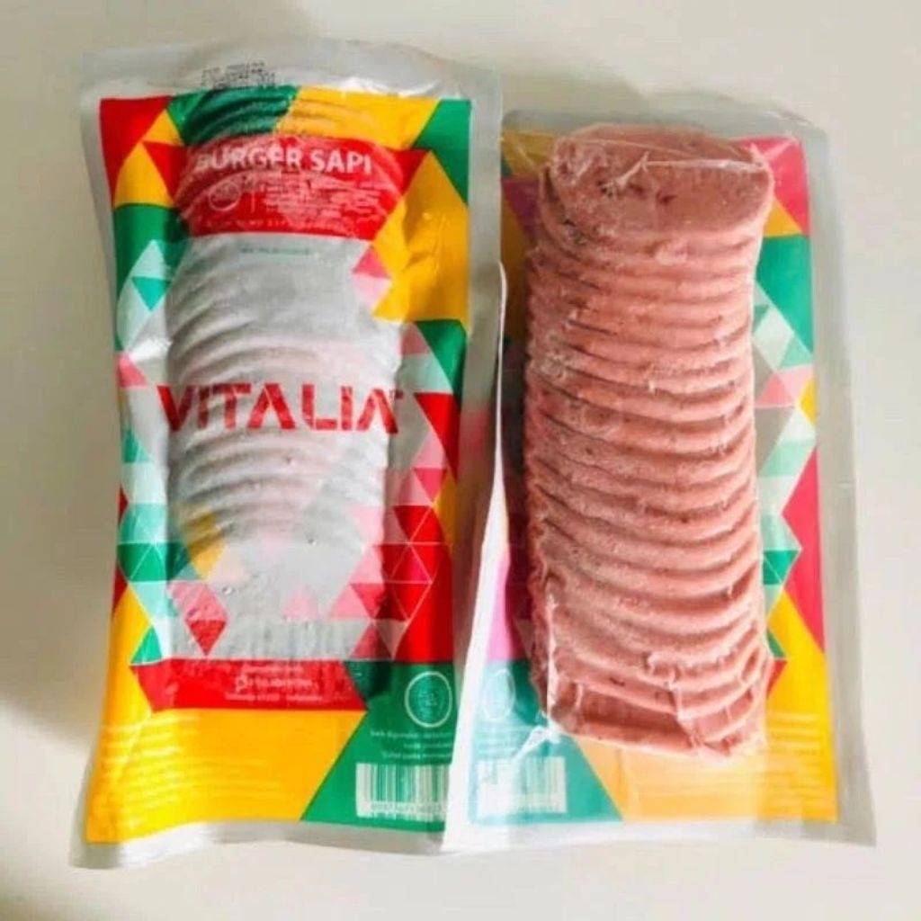 

INSTANT SBY Vitalia beef burger mini 280gr isi 20 || KRIEGER