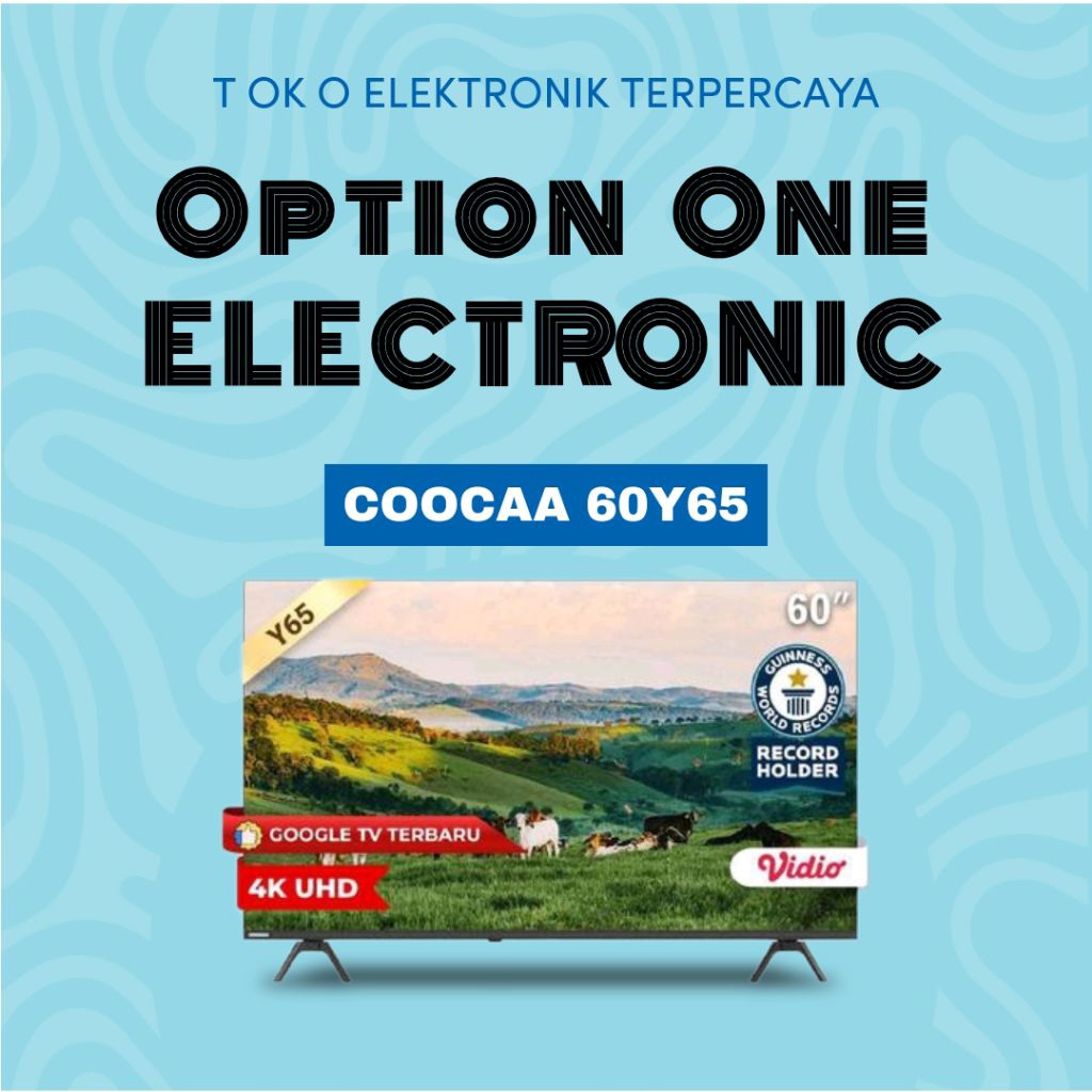 COOCAA 60Y65 4K GOOGLE TV 60 inch