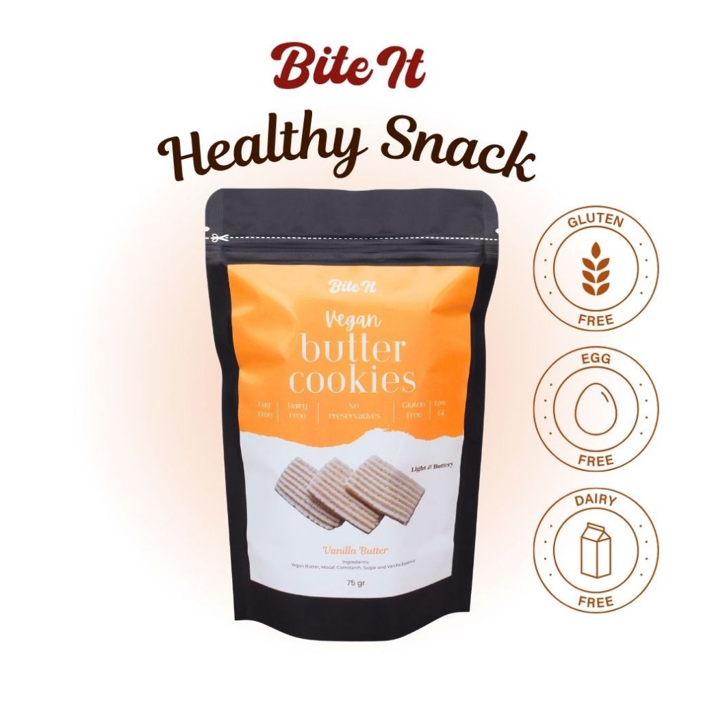 

Vegan Butter Cookies Vanilla/Chocolate (75Gr)
