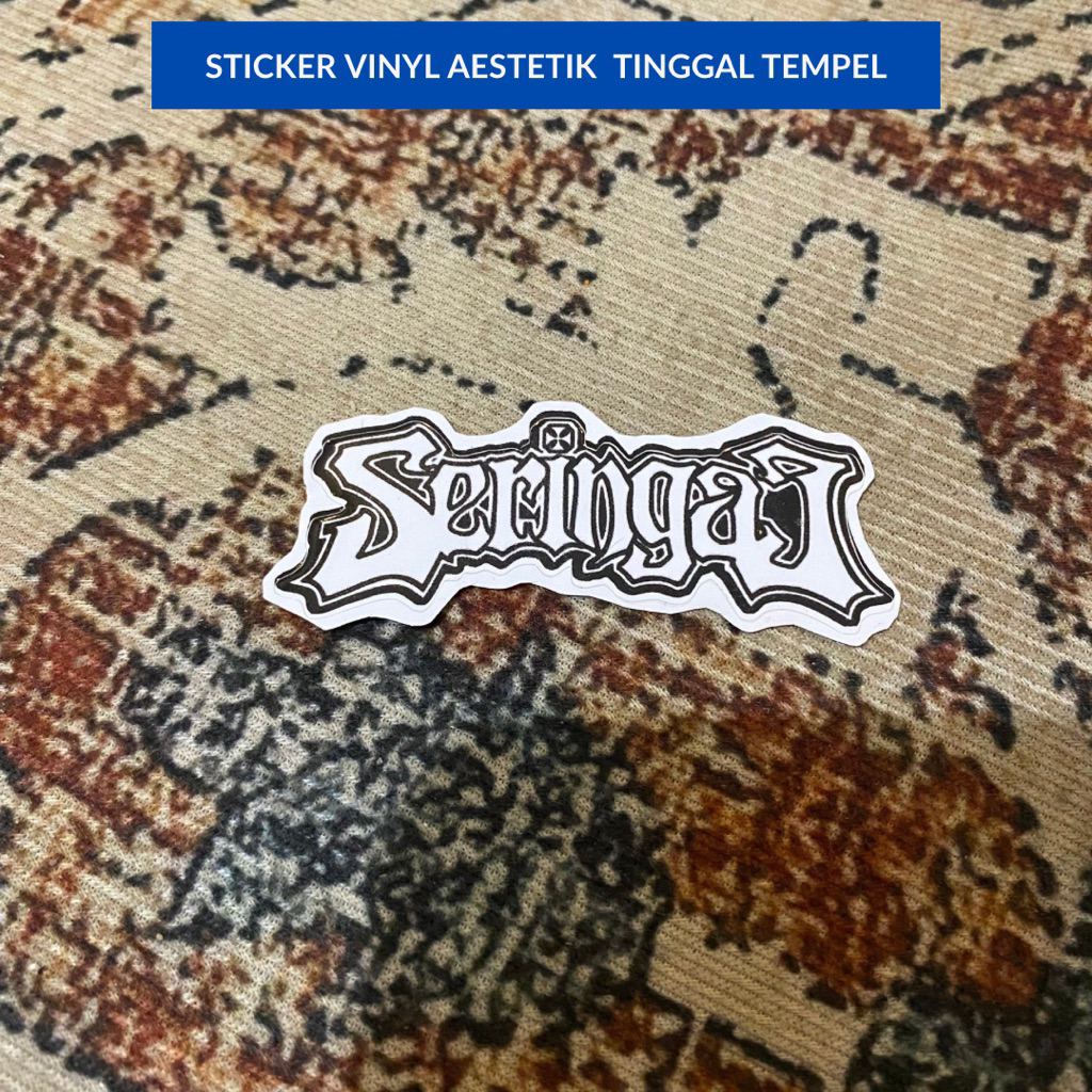 

Sticker Band Seringai Estetik Untuk Hp Laptop Tumblre Helm cermin Dan Lain lain