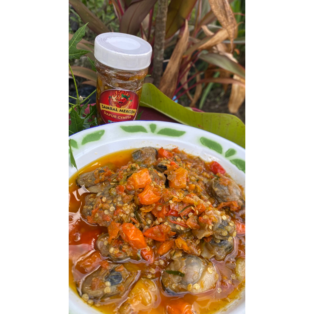 

Lokan/Kerang mercon sambal bawang