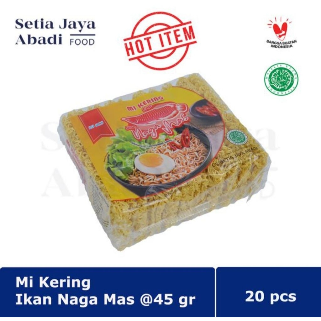 

mie kering ikan naga mas 900gr