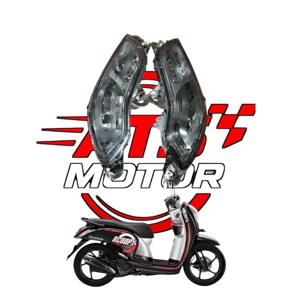 Lampu sein sen depan honda scoopy fi 2013-2016