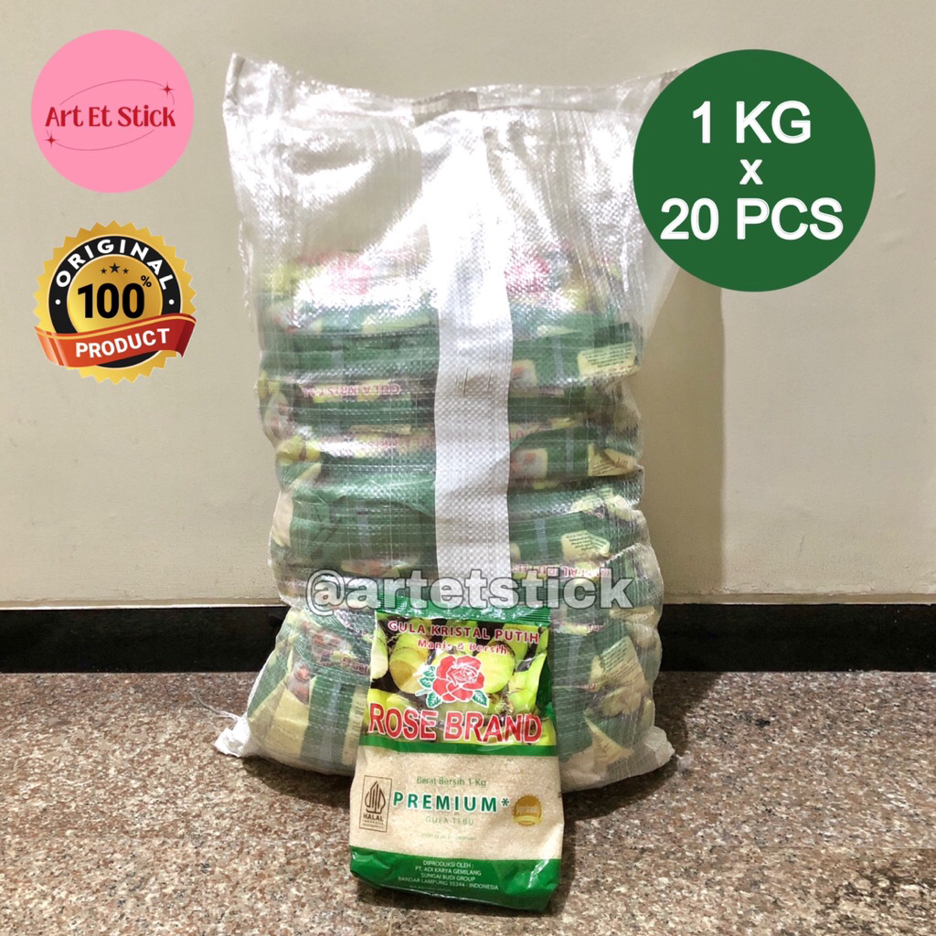 

Gula Rosebrand Premium Hijau 1 Kg x 20 Pcs (20 Kg)