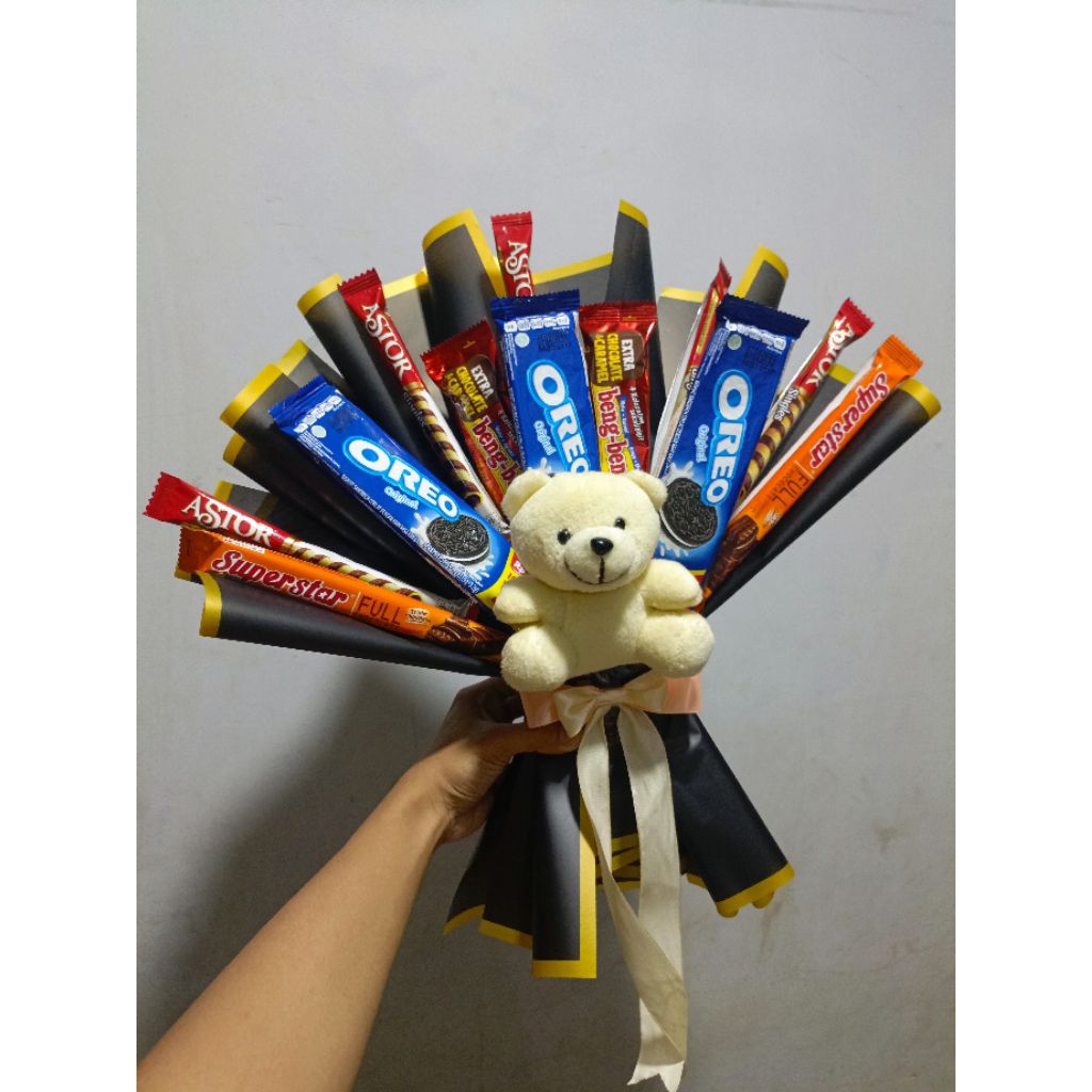 

Buket snack + boneka