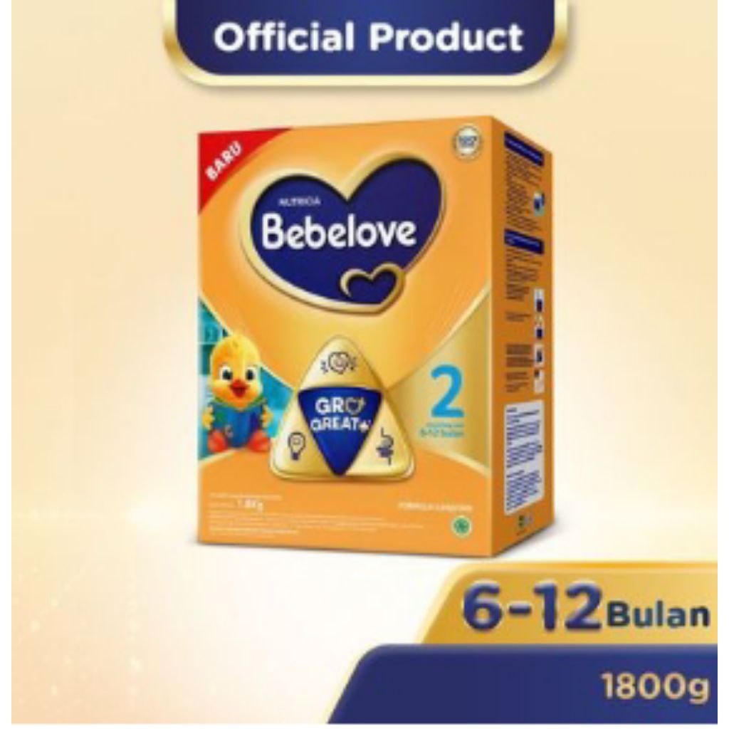 

Bebelove 2 susu formula tahap 6-12 bulan 1800gram