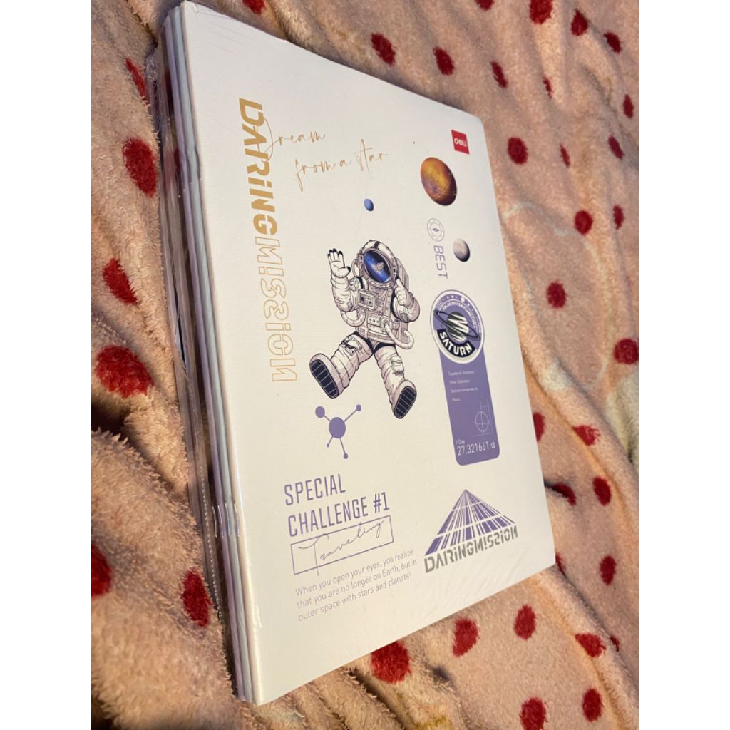 

Buku Tulis Boxy B5 DELI Zero Gravity 42 Lembar 10Pcs, Buku Sekolah Import Tebal 1Pak Besar