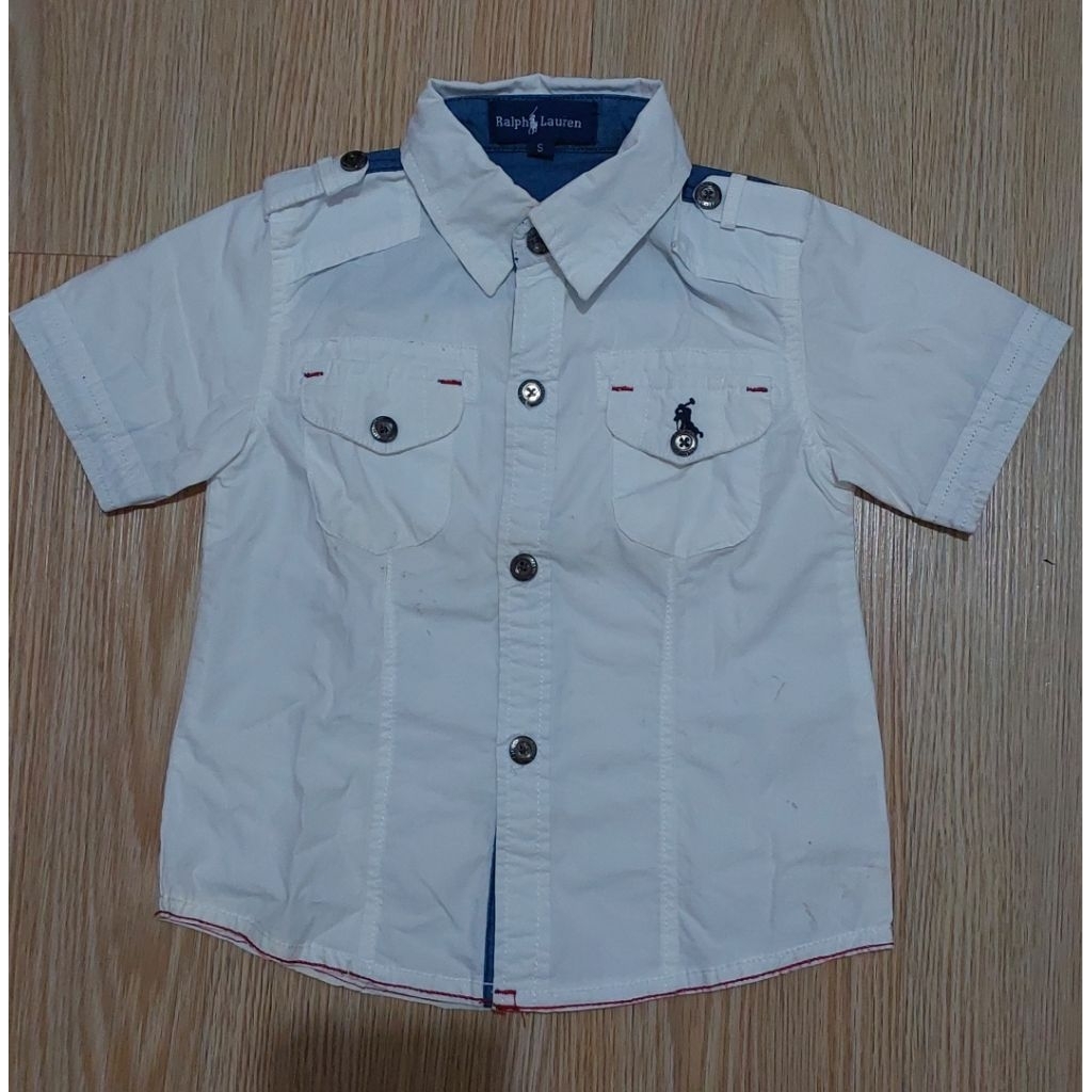 Kemeja Bayi Merk Ralp Lauren Size S Bahan Berkualitas Premium