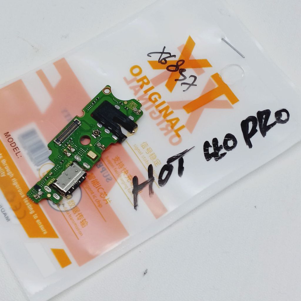 PAPAN CAS INFINIK HOT 40 PRO CONEKTOR CAS ORI