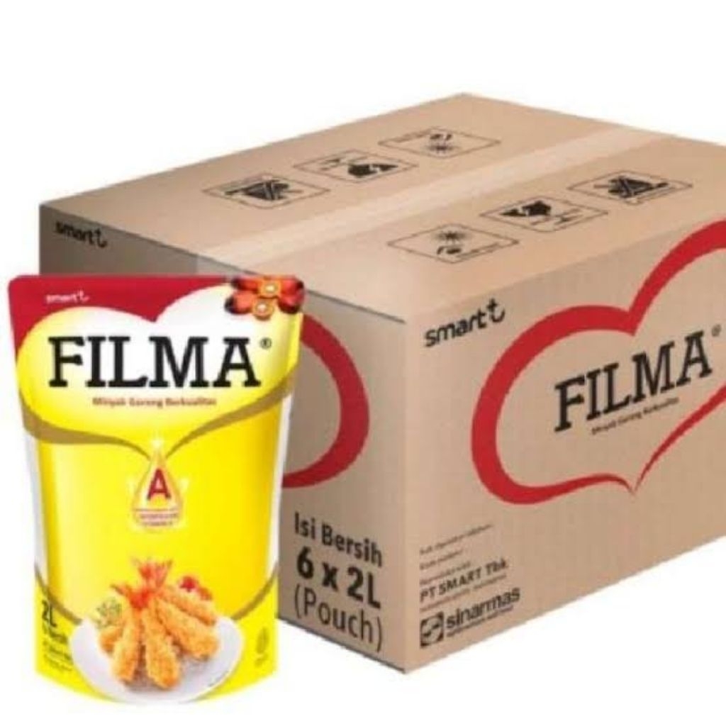 

(HARGA 1DOS) INSTAN MINYAK GORENG FILMA 2 LITER 1DOS ISI 6