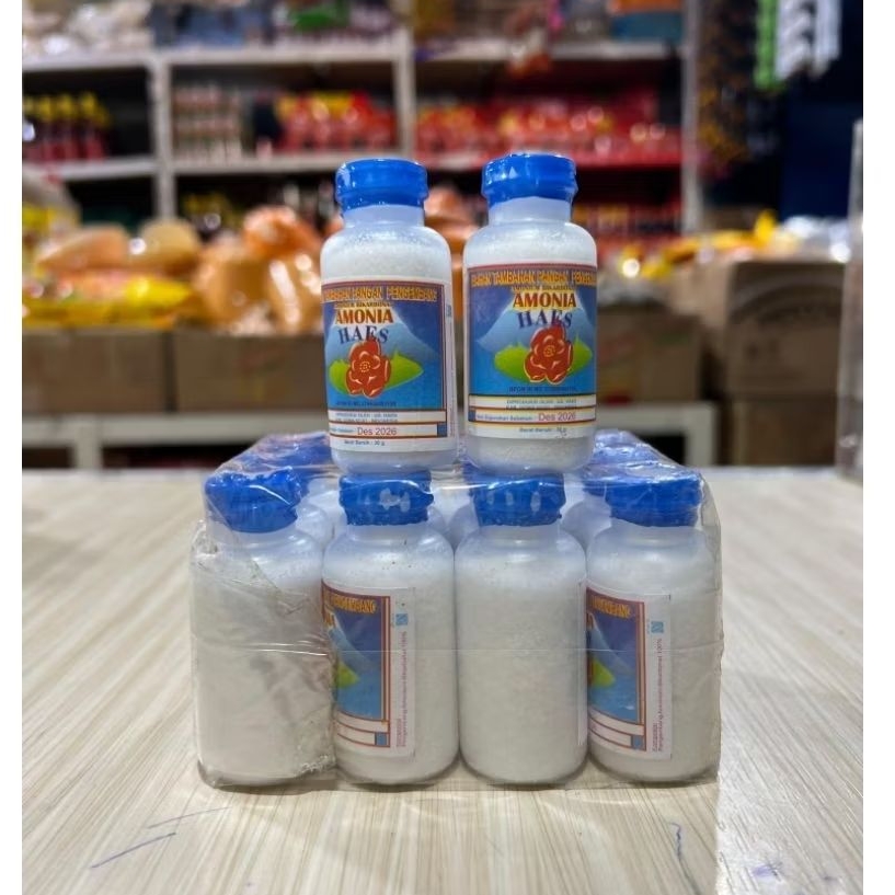 

Amonia Kue / Amonium Bikarbonat 30 gram