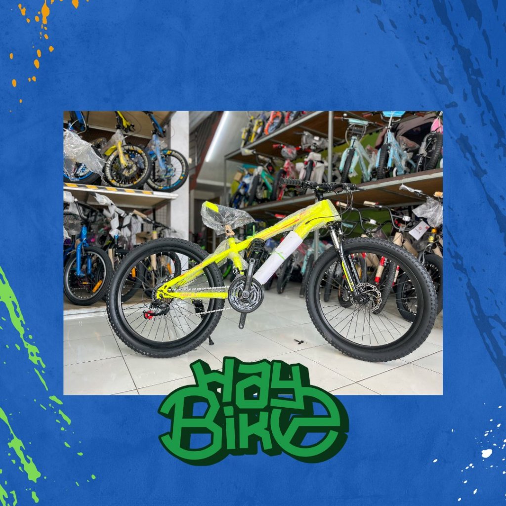 Sepeda Gunung MTB Tanggo 2055-5 24 Inch – Full Suspension, Rem Cakram, Frame Besi – Cocok untuk Dewa
