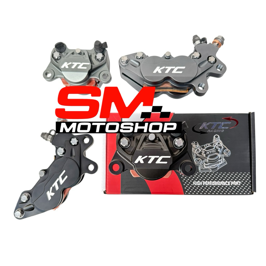 Kaliper KTC Depan Belakang Nmax Aerox Lexi Xmax Caliper Ktc 4p dan 2 Piston Original non breket