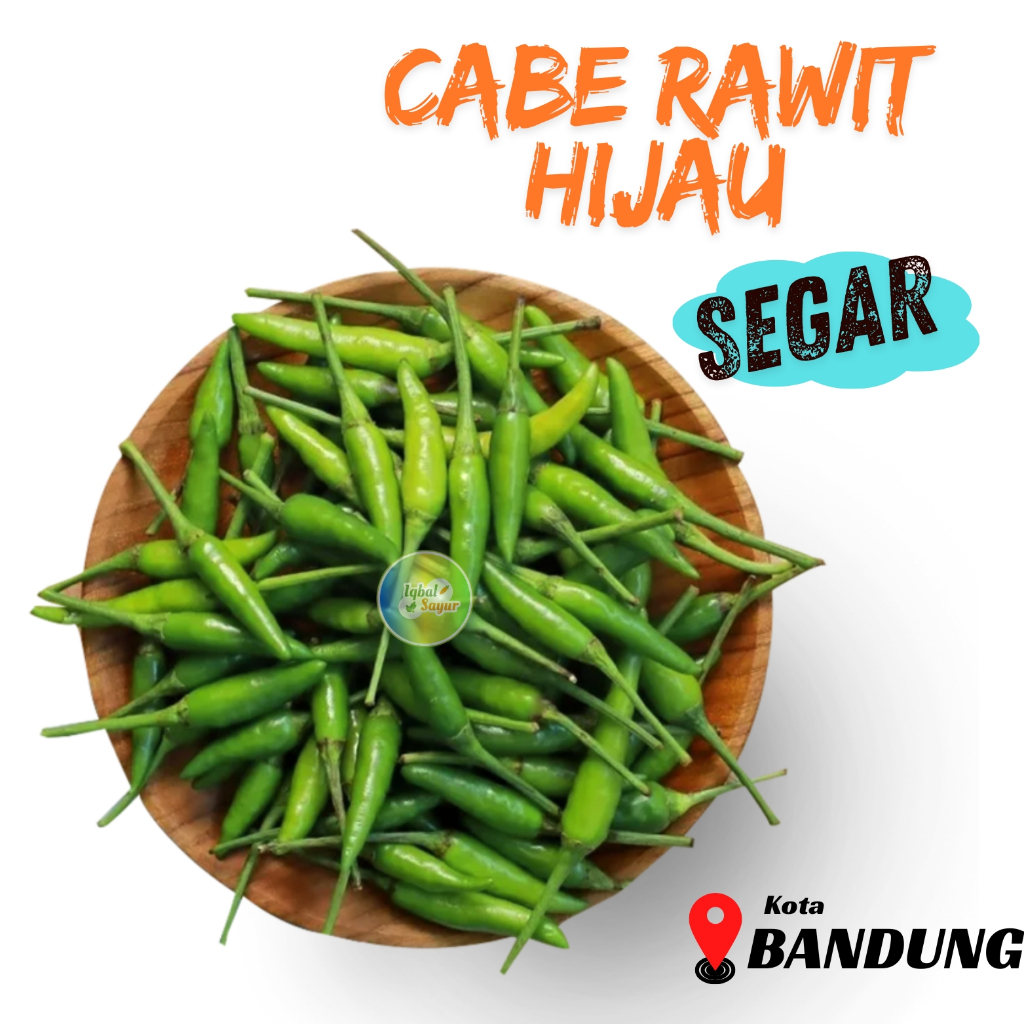 

Cabe Rawit Hijau / Cengek Hijau / Cengek Hejo Segar Bandung