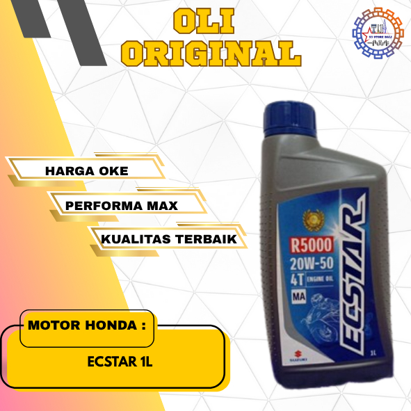 OLI Suzuki Ecstar 1Liter SGO Pelumas Mesin Motor Suzuki Ecstar 1L