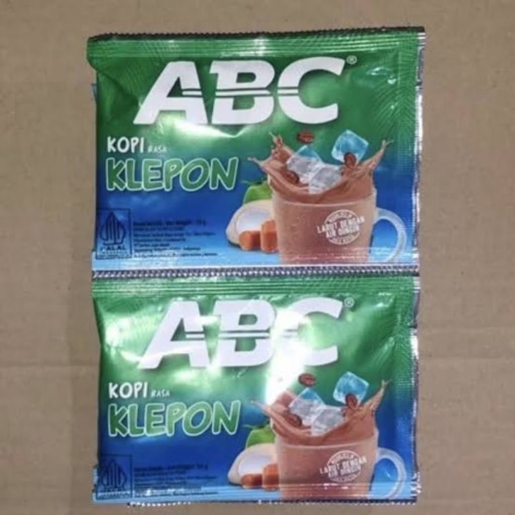 

KOPI ABC KLEPON (per 1 renceng) – KOPI UNIK DENGAN RASA TRADISIONAL NUSANTARA! (1 rtg isi 12)