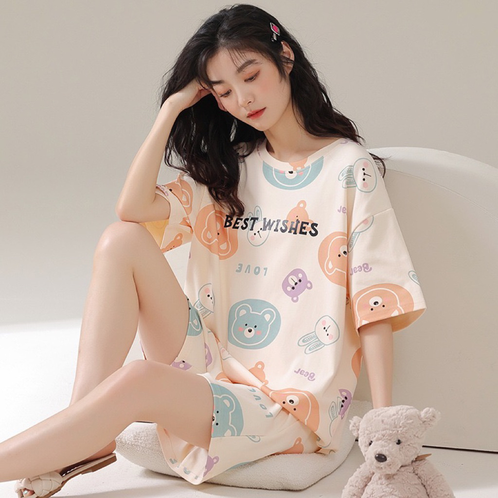 Piyama baju tidur wanita korea