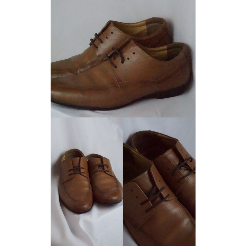 PRELOVED - Sepatu Formal Pria Bucheri - Kulit Asli, Elegan, dan Nyaman Dipakai