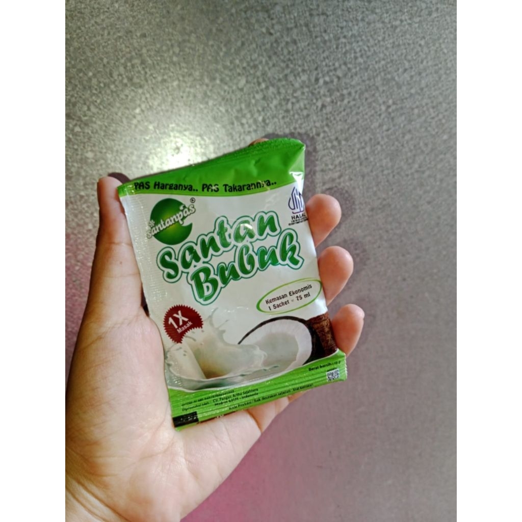 

10pcs santan instan santan pas murah enak