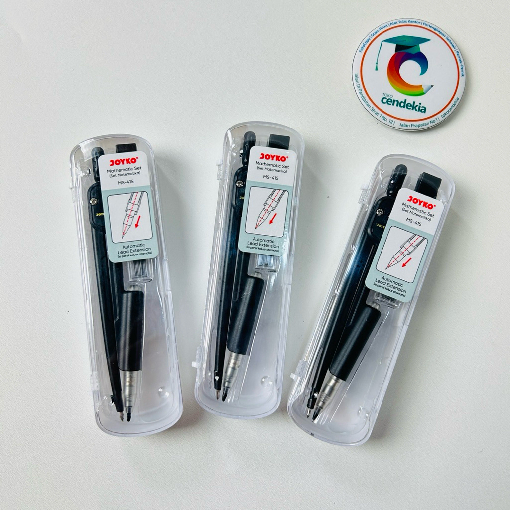 

Jangka JOYKO MS-415 Set Matematika Automatic Lead Extension